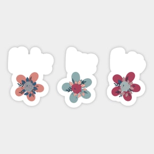 Make Life Epic Watercolor cute Flower design Sticker